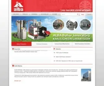 Albamakina.com(ALBA Ütü Sistemleri) Screenshot