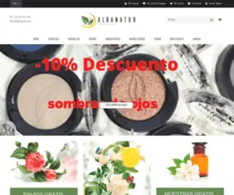 Albanatur.com(Tienda Online de Cosmética Natural y Cosmética Ecológica) Screenshot