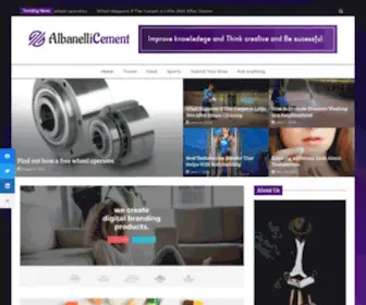 Albanellicement.net(Albanelli Cement) Screenshot