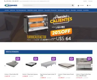 Albanes.com.uy(Artículos para el hogar) Screenshot