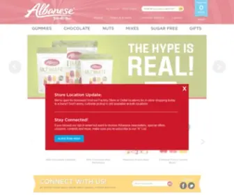 Albaneseconfectionery.com(Albanese Candy) Screenshot