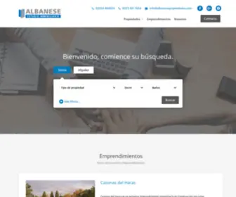 Albanesepropiedades.com(Albanese Propiedades) Screenshot