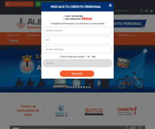 Albanessi.com(Albanessi-Tecnología para tu Hogar) Screenshot