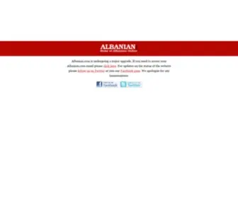 Albanian.com(Home of Albanians Online) Screenshot