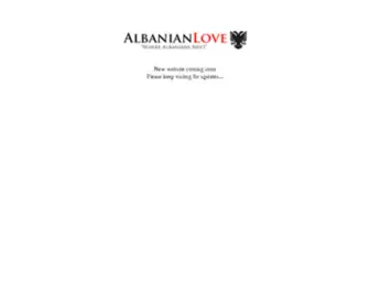 Albanianlove.com(Albanian Love) Screenshot