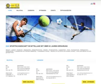 Albanisport.ch(Das Sportfachgeschäft im Mitteland) Screenshot