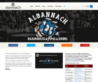 Albannachmusic.com(Albannach Music) Screenshot