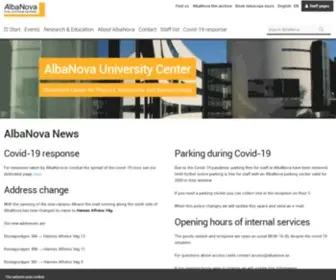 Albanova.se(AlbaNova) Screenshot