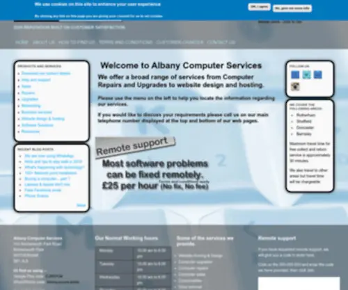 Albany-Computers.co.uk(Bot Verification) Screenshot