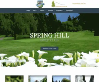 Albany-Golf.com(Spring Hill) Screenshot