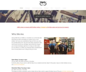 Albanybikerescue.org(ALBANY BIKE RESCUE) Screenshot