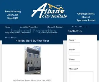 Albanycityrentals.com(Albany City Rentals) Screenshot