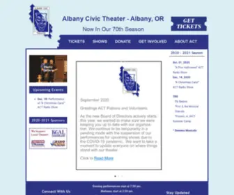 Albanycivic.org(Albany Civic Theater) Screenshot