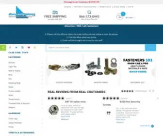 Albanycountyfasteners.com(Extensive Selection of Industrial Supplies) Screenshot