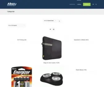 Albanydistributing.net(Albany Distributing Online Ordering) Screenshot