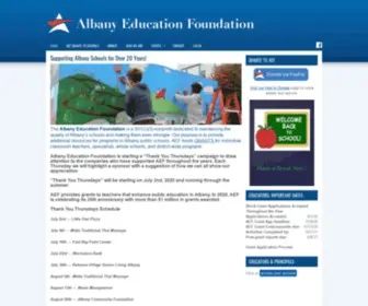 Albanyeducation.org(Albany Education Foundation) Screenshot