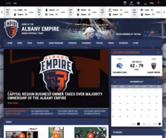 Albanyempirenal.com(Albany Empire) Screenshot