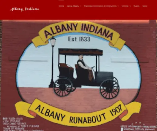 Albanyin.com(Albany, IN) Screenshot