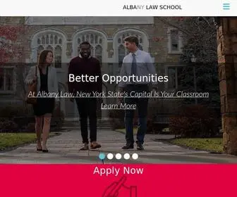 Albanylaw.edu(Albany Law School) Screenshot