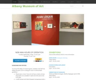 Albanymuseum.com(Albany Museum of Art) Screenshot