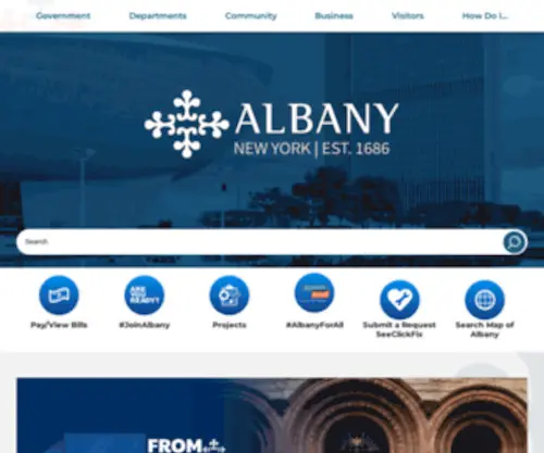 Albanyny.gov(Albanyny) Screenshot