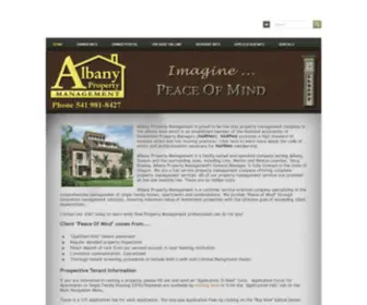 Albanypm.com(Albany Property Management) Screenshot