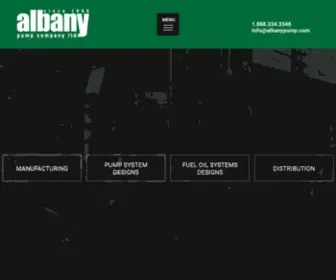 Albanypump.com(Pump Design) Screenshot