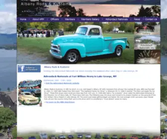 Albanyrodsandkustoms.com(Adirondack Rods & Kustoms car club) Screenshot