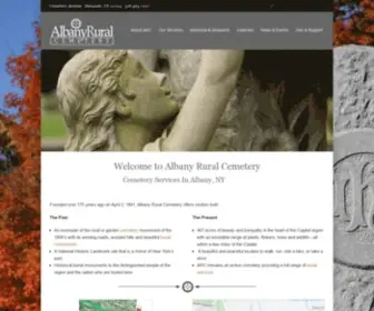 Albanyruralcemetery.org(Albany Rural Cemetery Capital Region&#039;s Finest Cemetery located in Albany) Screenshot