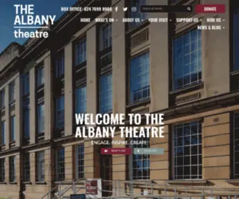 Albanytheatre.co.uk(The Albany Theatre) Screenshot