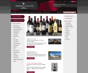 Albanyvintners.com(Albany Vintners) Screenshot