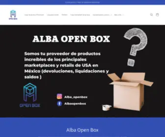 Albaopenbox.com(Alba Open Box) Screenshot