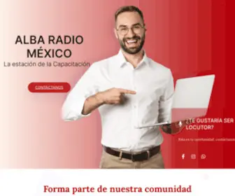 Albaradiomexico.com(Alba Radio México) Screenshot