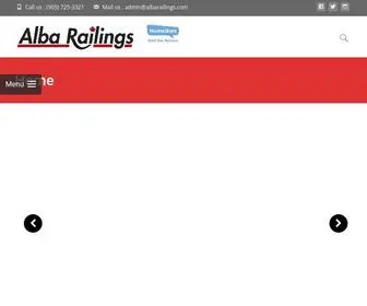 Albarailings.com(Personal Railing Services Since 1976) Screenshot
