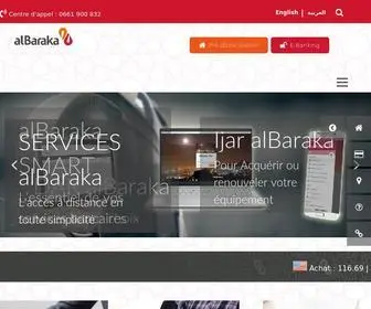 Albaraka-Bank.com(AL BARAKA BANK) Screenshot