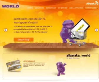 Albarakaworldcard.com(AlBaraka WORLD) Screenshot
