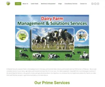 Albarkahfeeds.com.pk(Al Barkah Dairy & Livestock Feeds) Screenshot