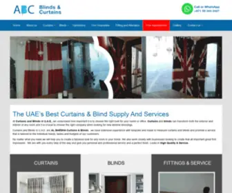 Albarshacurtains.com(Al Barsha Curtains and Blinds Made To Measure Blinds & Curtains Supply) Screenshot