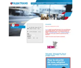Albatrans.net(Transports dans l'Essonne) Screenshot