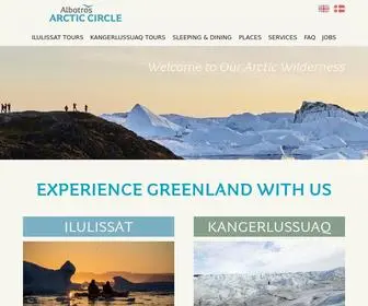 Albatros-Arctic-Circle.com(Our passion for Greenland) Screenshot