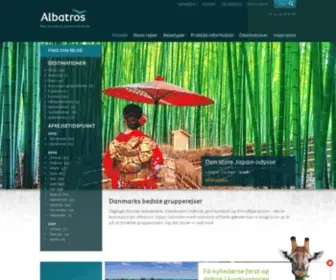 Albatros-Travel.dk(Albatros Travel) Screenshot