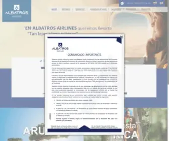 Albatrosair.aero(Albatros Airlines) Screenshot