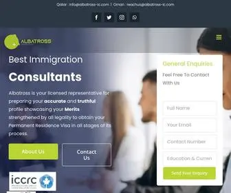 Albatross-IC.com(Immigration Consultants) Screenshot