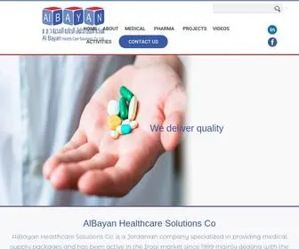 Albayantech.com(Al Bayan Health Care Solutions Co.Ltd) Screenshot