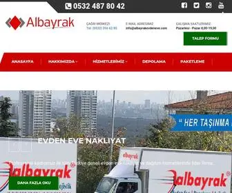 Albayrakevdeneve.com(Stanbul Evden Eve Nakliyat) Screenshot