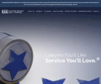 Albblaw.com(Lagasse Branch Bell Kinkead LLP) Screenshot