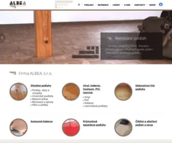 Albea.cz(Podlahářské práce) Screenshot