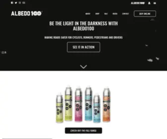 Albedo100.co.uk(Albedo100 Reflective Spray) Screenshot