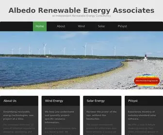 Albedoassociates.com(Albedo Renewable Energy Associates) Screenshot