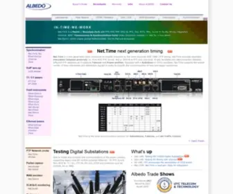 Albedotelecom.com(ALBEDO Telecom) Screenshot